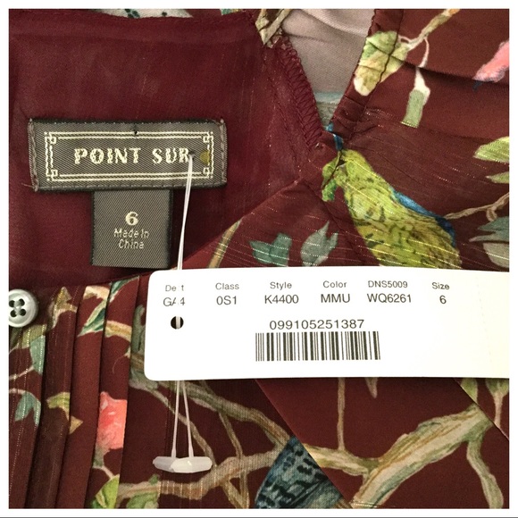 NWT Point Sur J. Crew Bird Menagerie Maxi Dress - Picture 10 of 15